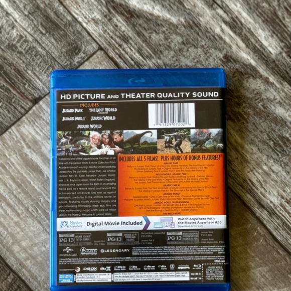 Jurassic World 5 Movie Collection Blu-Ray - Picture 2 of 5